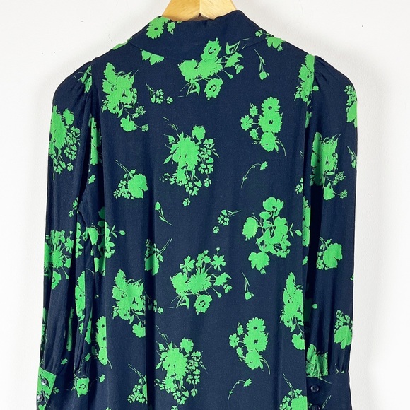 2/$20 ZARA Floral Mini Shirt Dress S - Picture 5 of 5